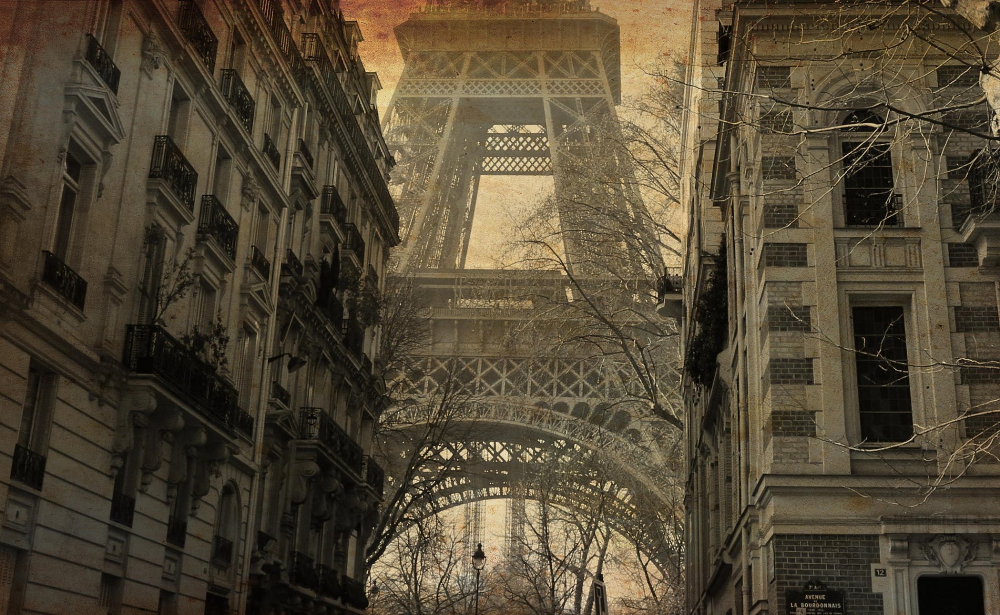 paris eiffel tower picture processing