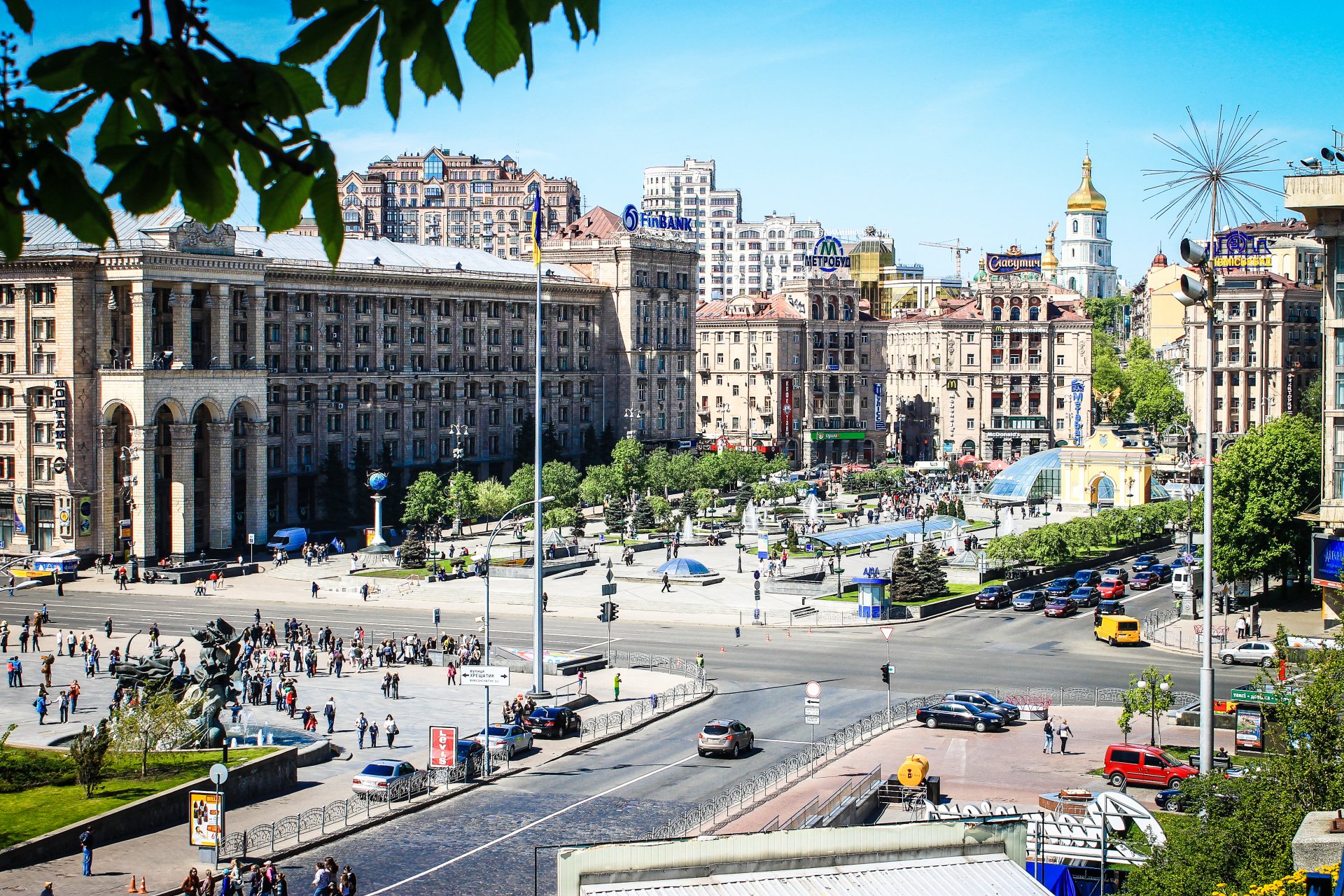 kiew hauptstadt ukraine platz maidan