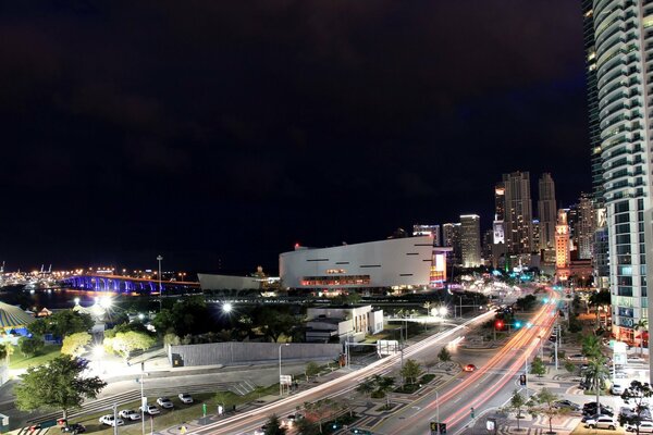 Eine Nachtstadt in Florida, Miami