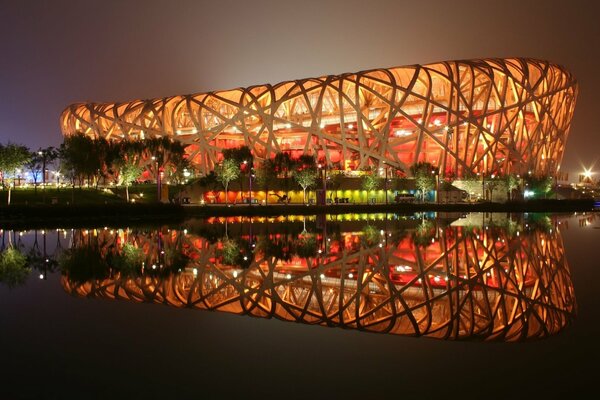 Stadio Nest a Pechino olimpica