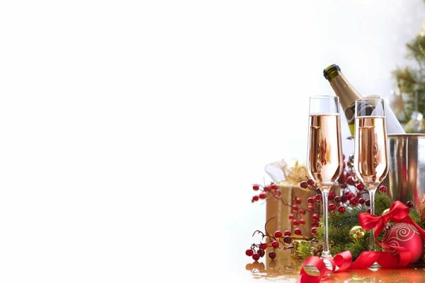 Tema festivo per il sito, Champagne, festa