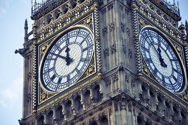 Orologio inglese Big Ben a Londra