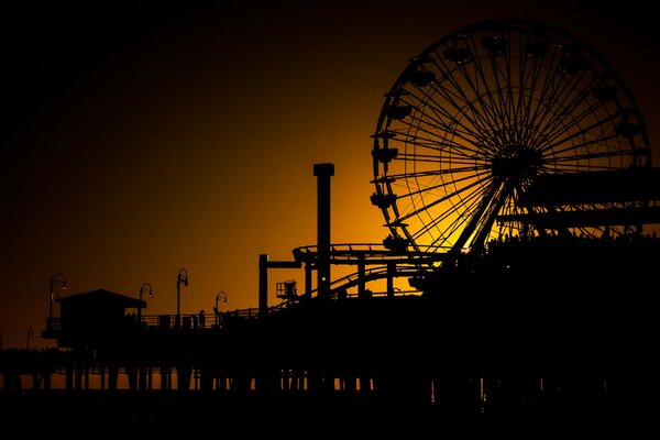 Ferris Wheel in Santa Monica California