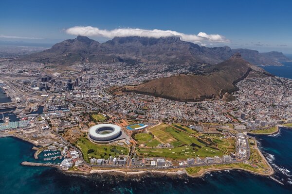 Südafrika Blick von oben