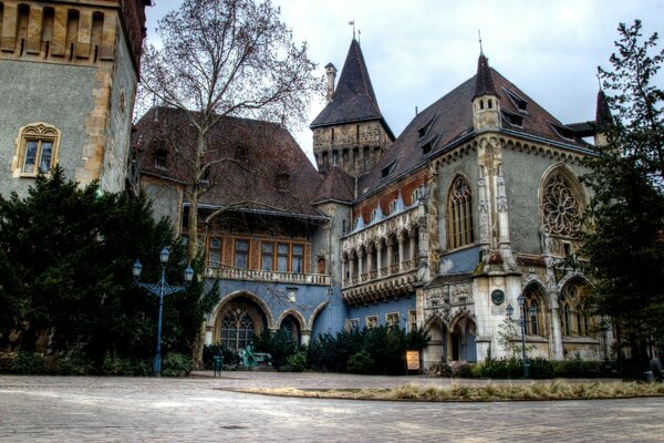 An old castle in Budapest photo