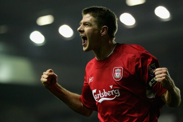 Emotionen von Fußballer Steven Gerrard