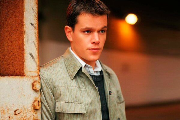 Young actor Matt Damon