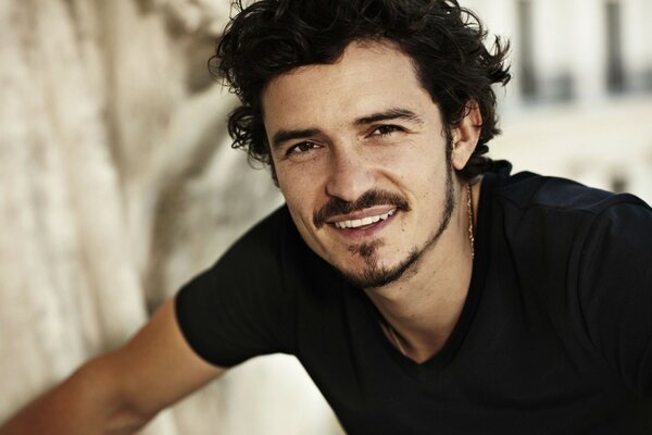 Fotografía del famoso actor Orlando Bloom