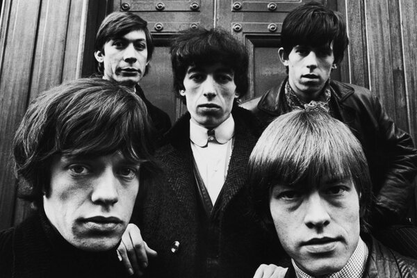 Photos of a young Mike Jagger and musicians