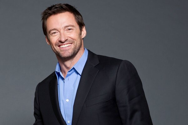 La sonrisa del actor Hugh Jackman