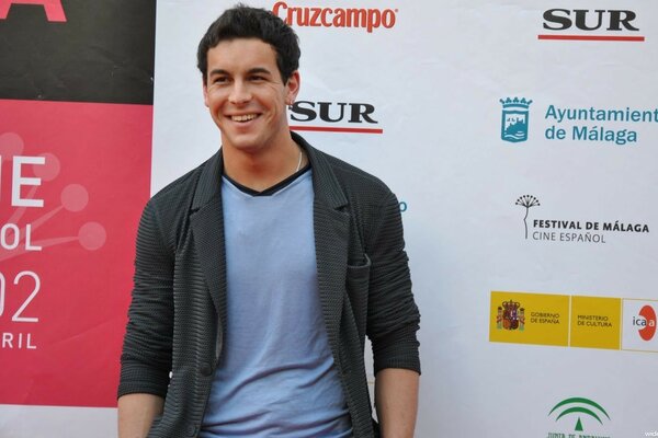 Mario Casas with a beautiful smile