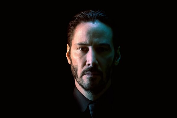 Porträt des Schauspielers Keanu Reeves