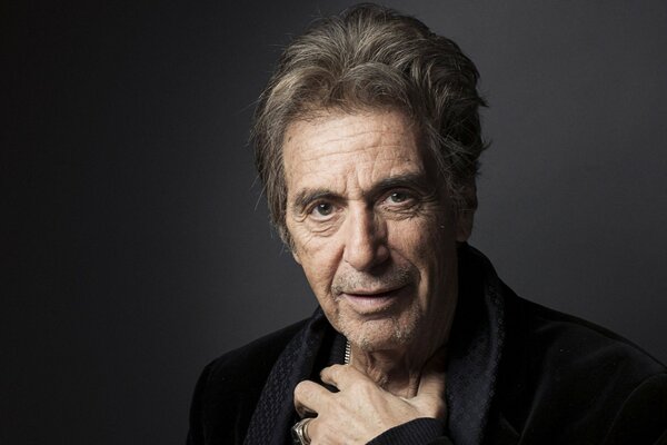 Al Pacino actor and director with gray hair