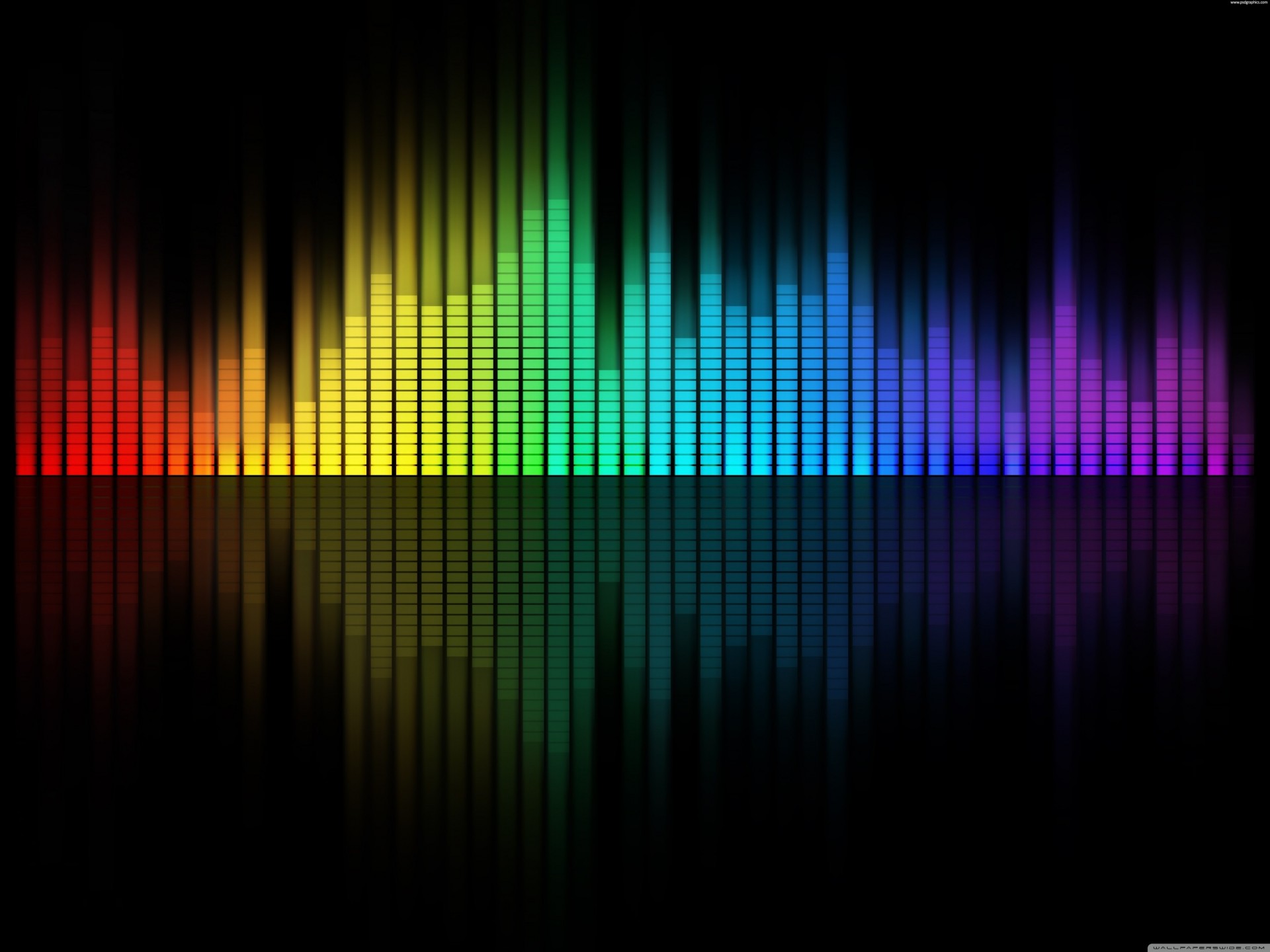 musica multicolore equalizzatore il nero suono