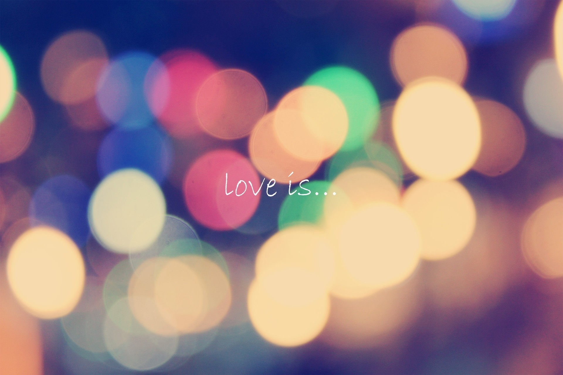 inscription bokeh amour