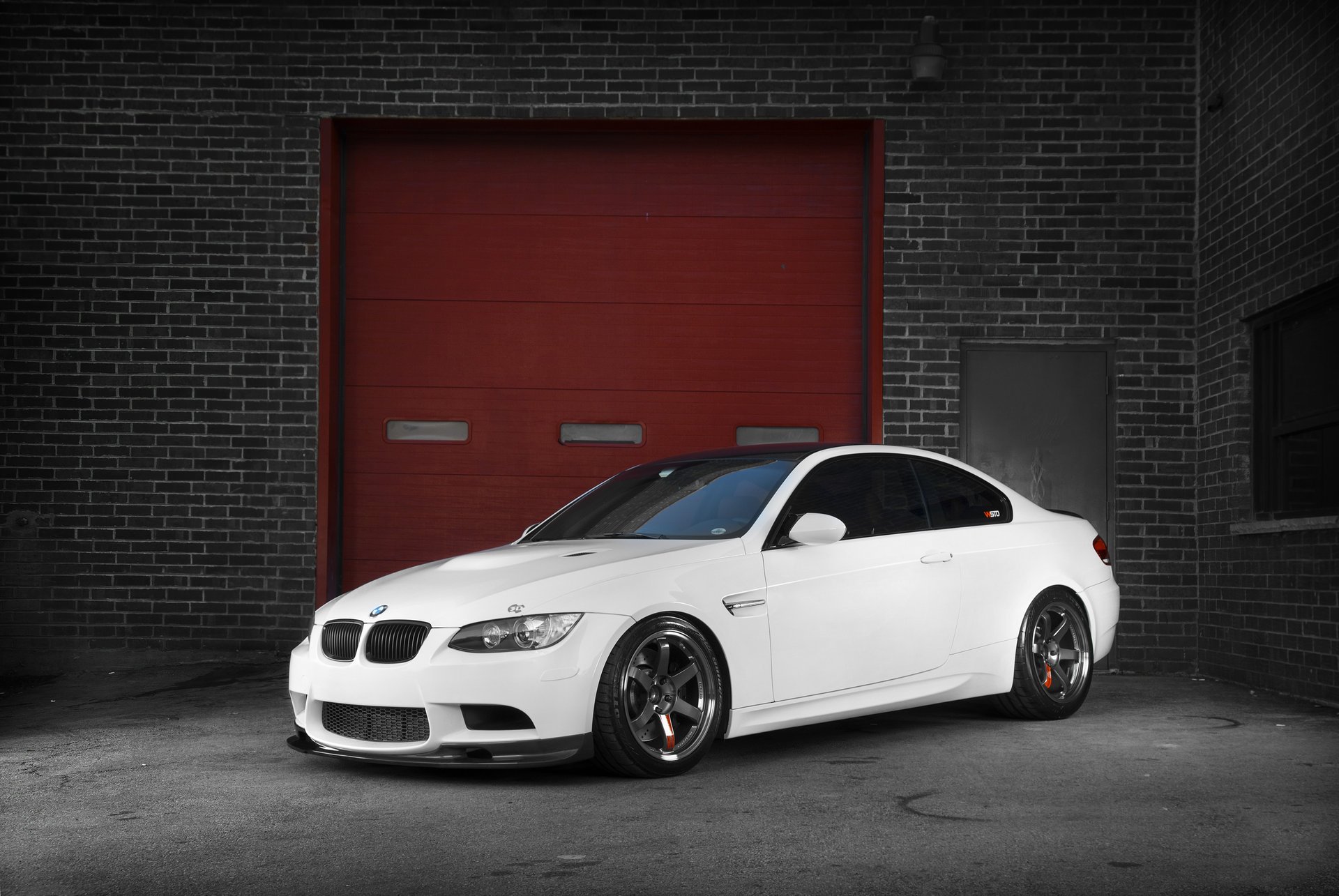 bmw white m3 bmw white brick wall