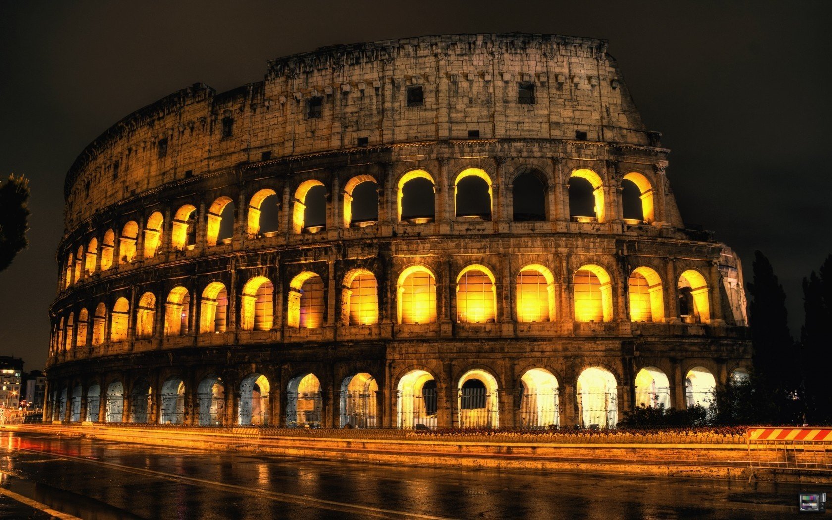 coliseo italia roma carretera