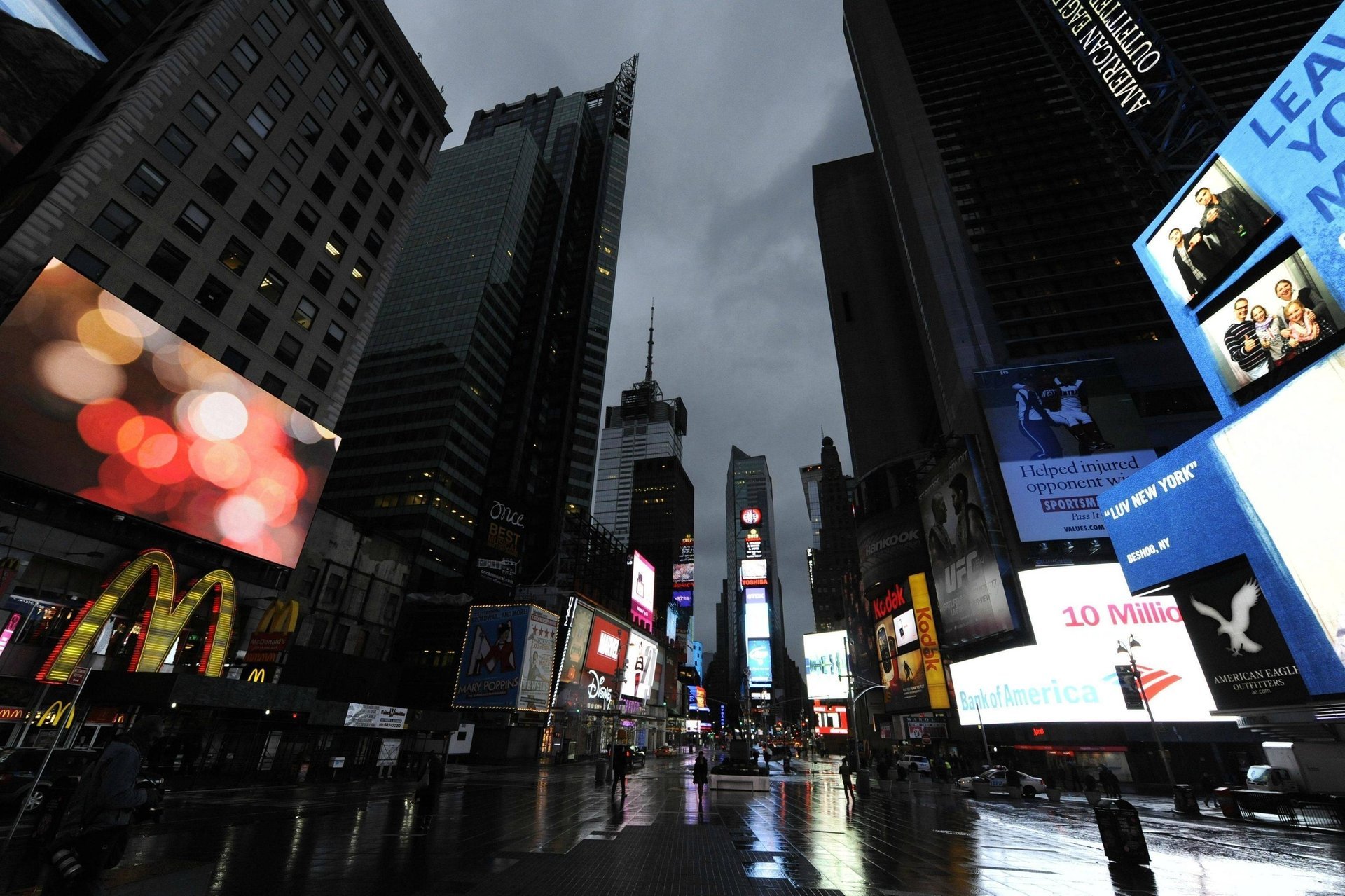 times square huracán nueva york sandy rascacielos