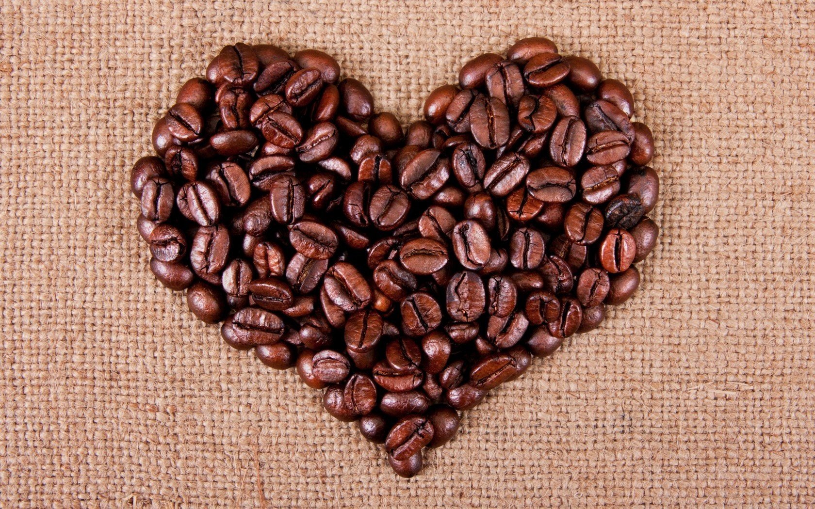 coffee beans heart creative