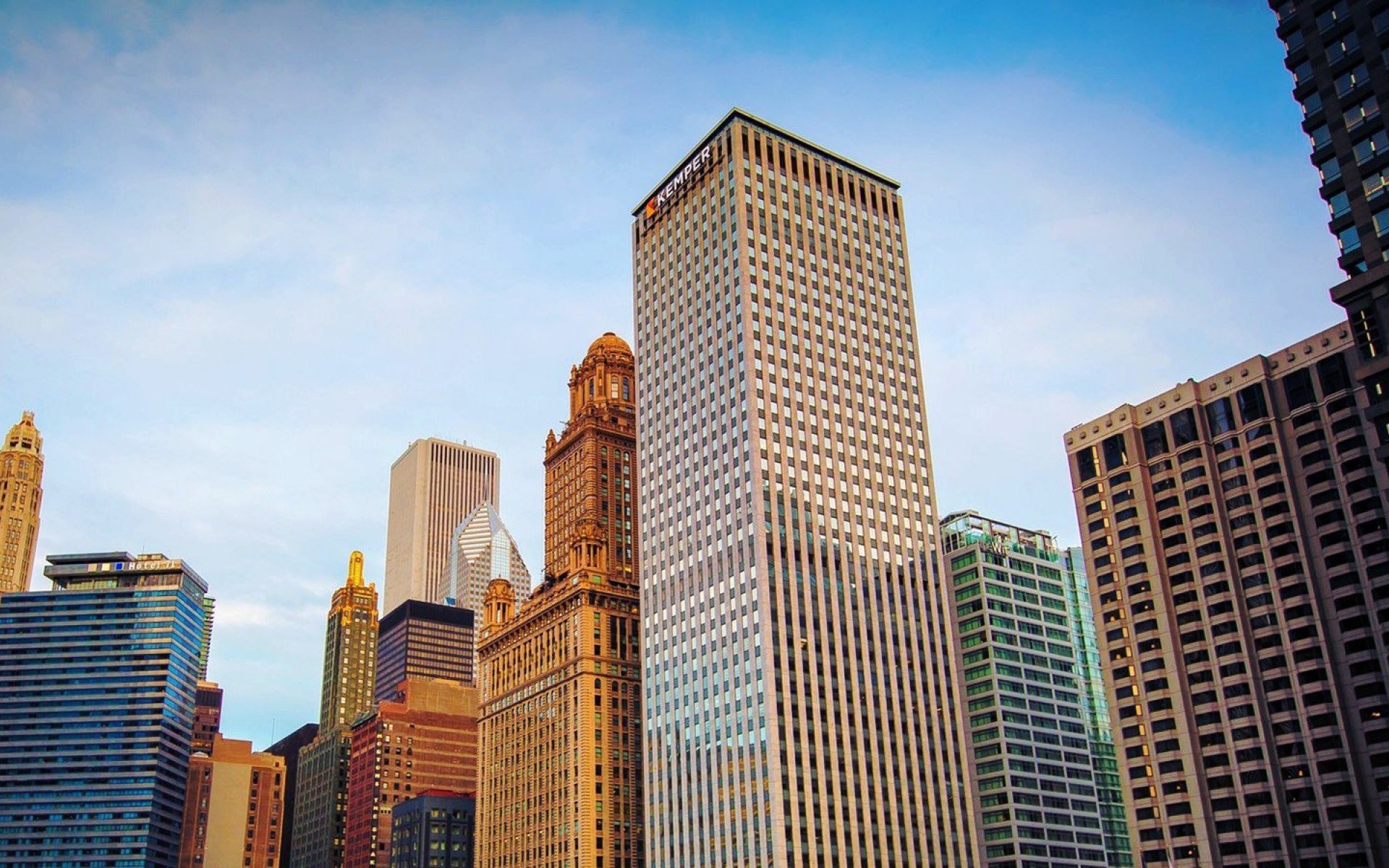 illinois chicago stati uniti america edifici grattacieli cielo grattacieli