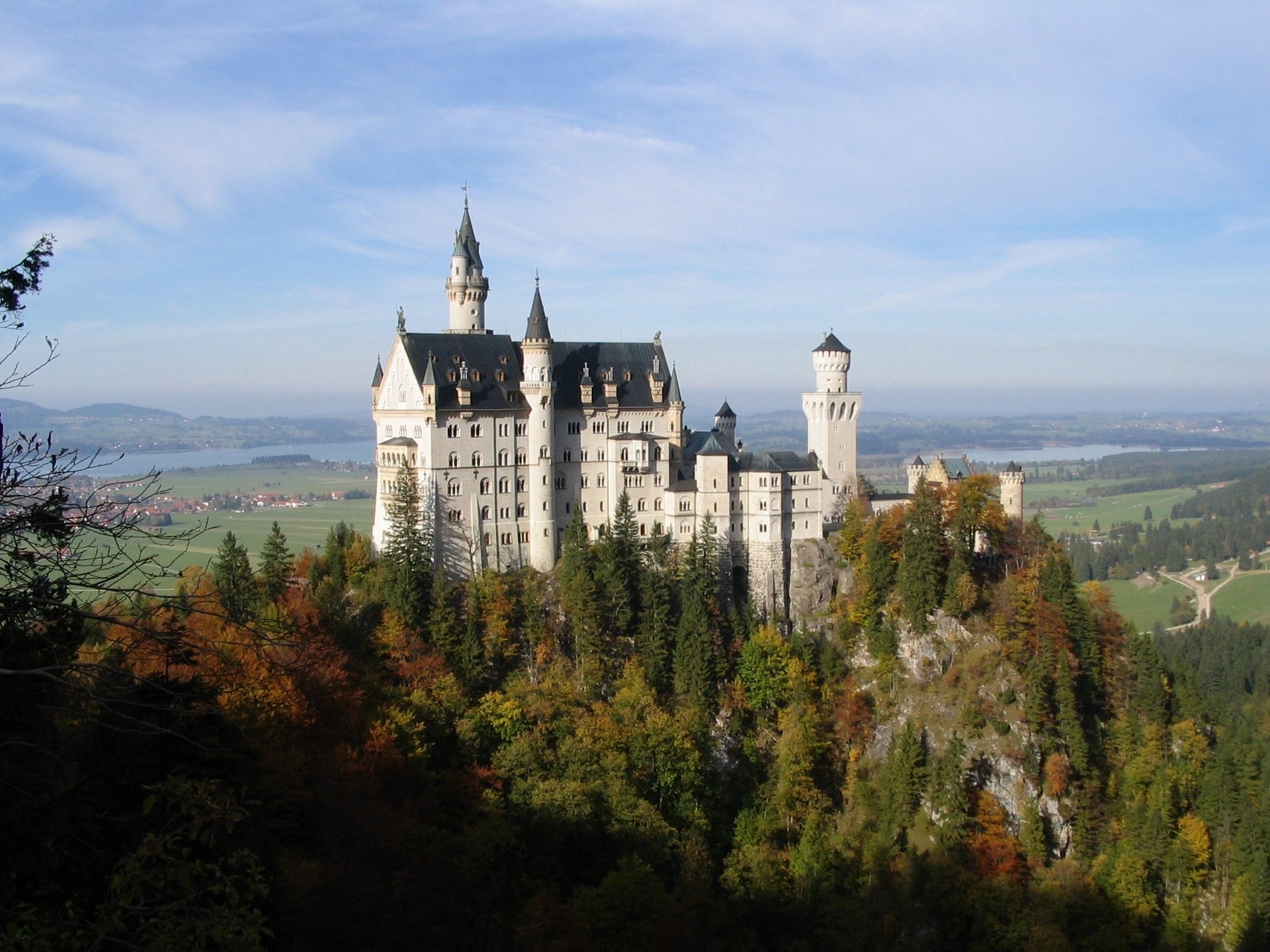 zamek neuschwanstein niemcy krajobraz