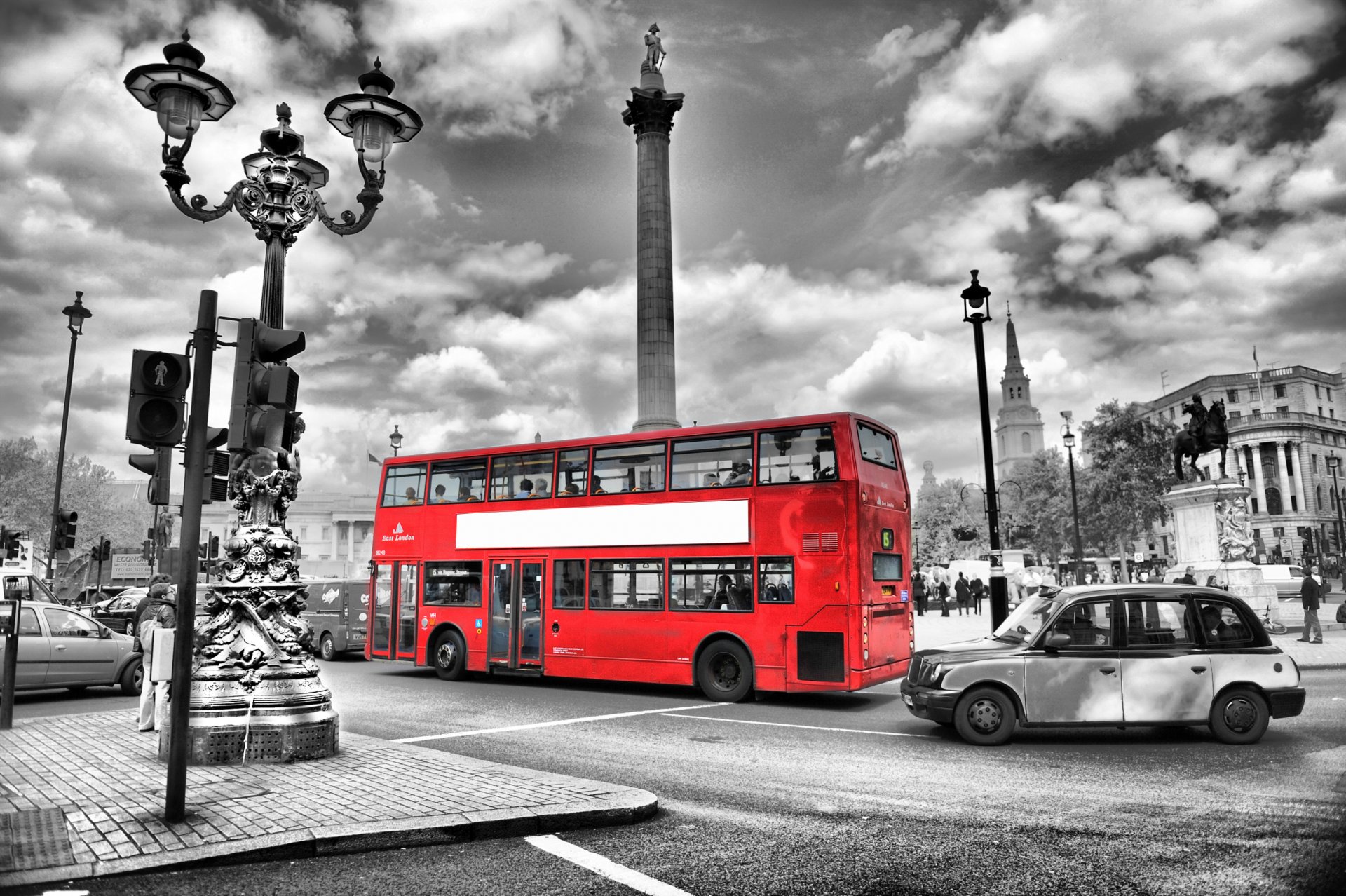 londres inglaterra autobús noche luces punto calle carretera ciudad blanco y negro luces desenfoque