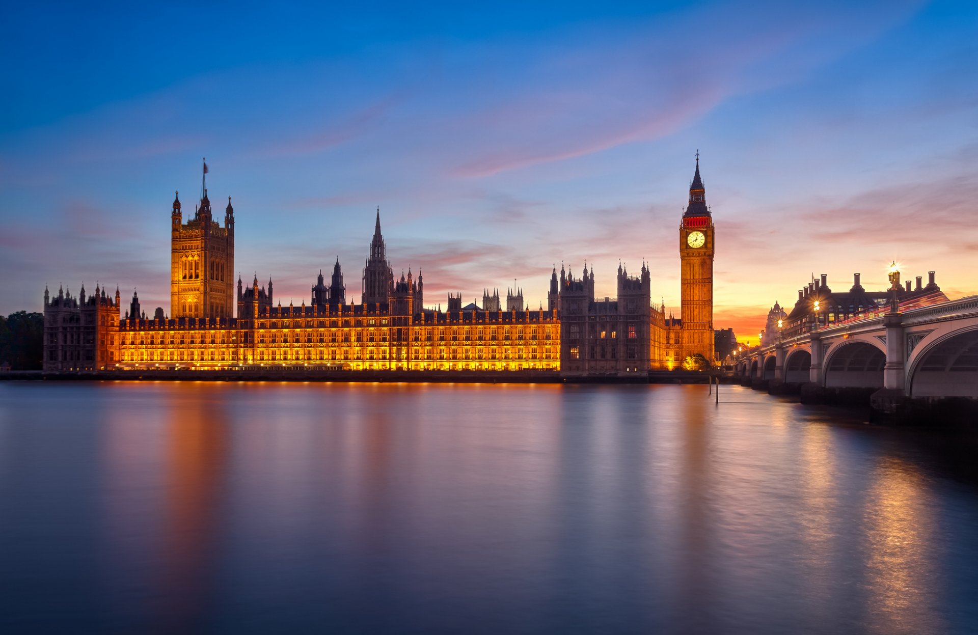 whitehall london england gb big ben westminster großbritannien big ben westminster palace brücke themse morgen stadt fluss