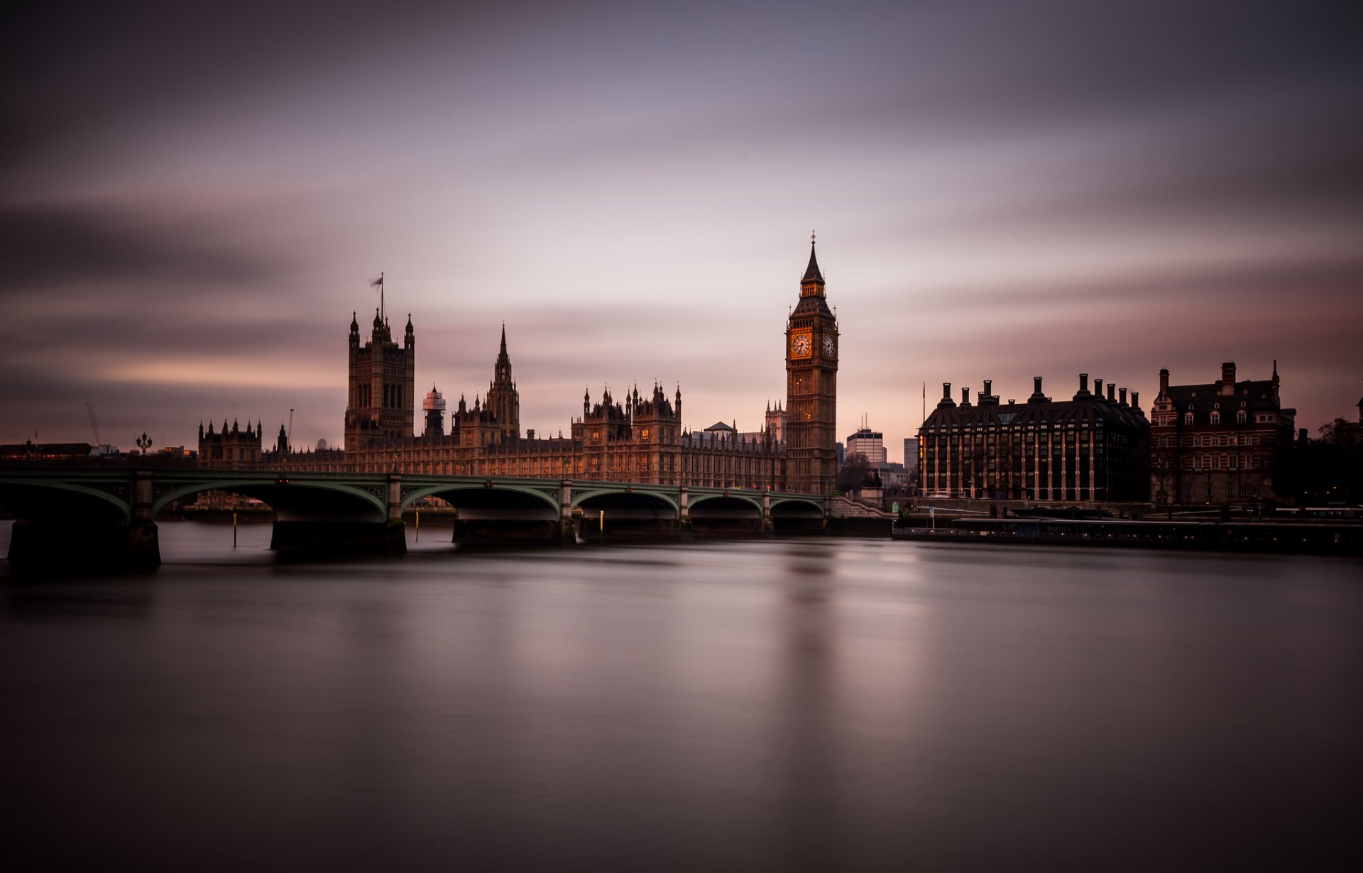 england london abend dämmerung