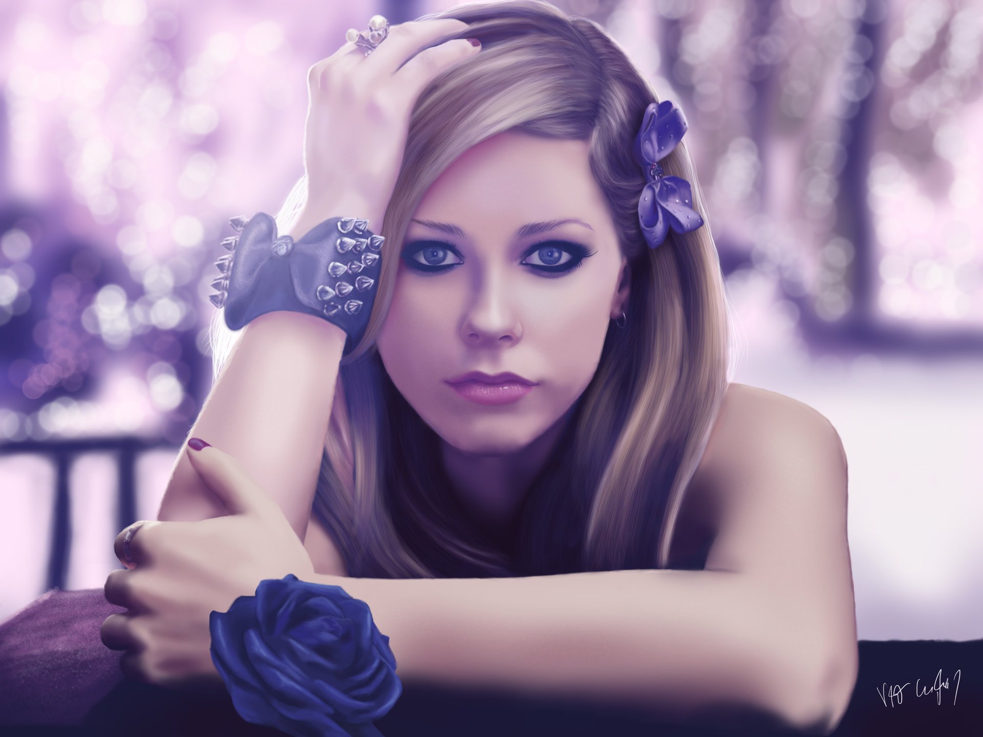 avril lavigne art dessin