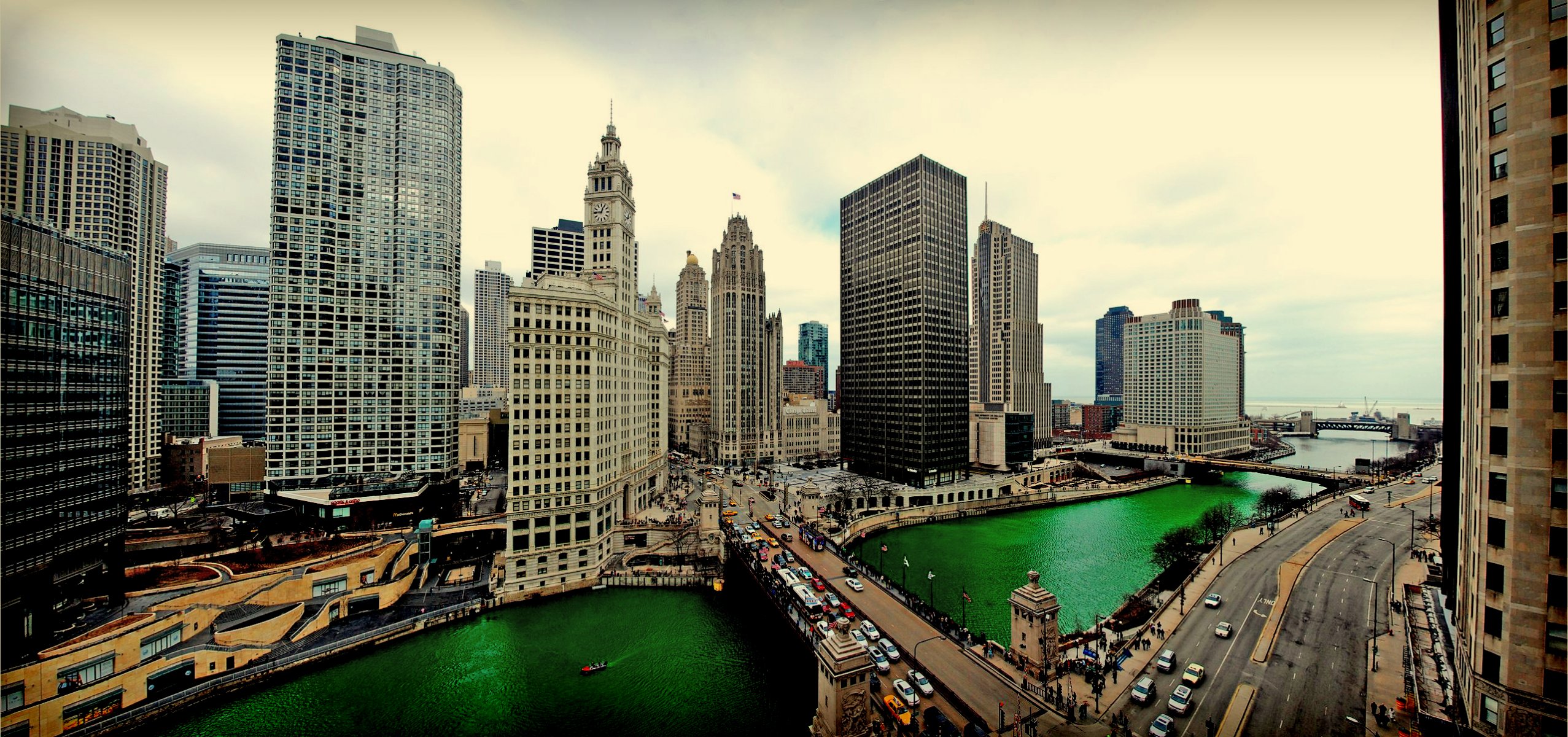 chicago illinois eau gratte-ciel amérique états-unis