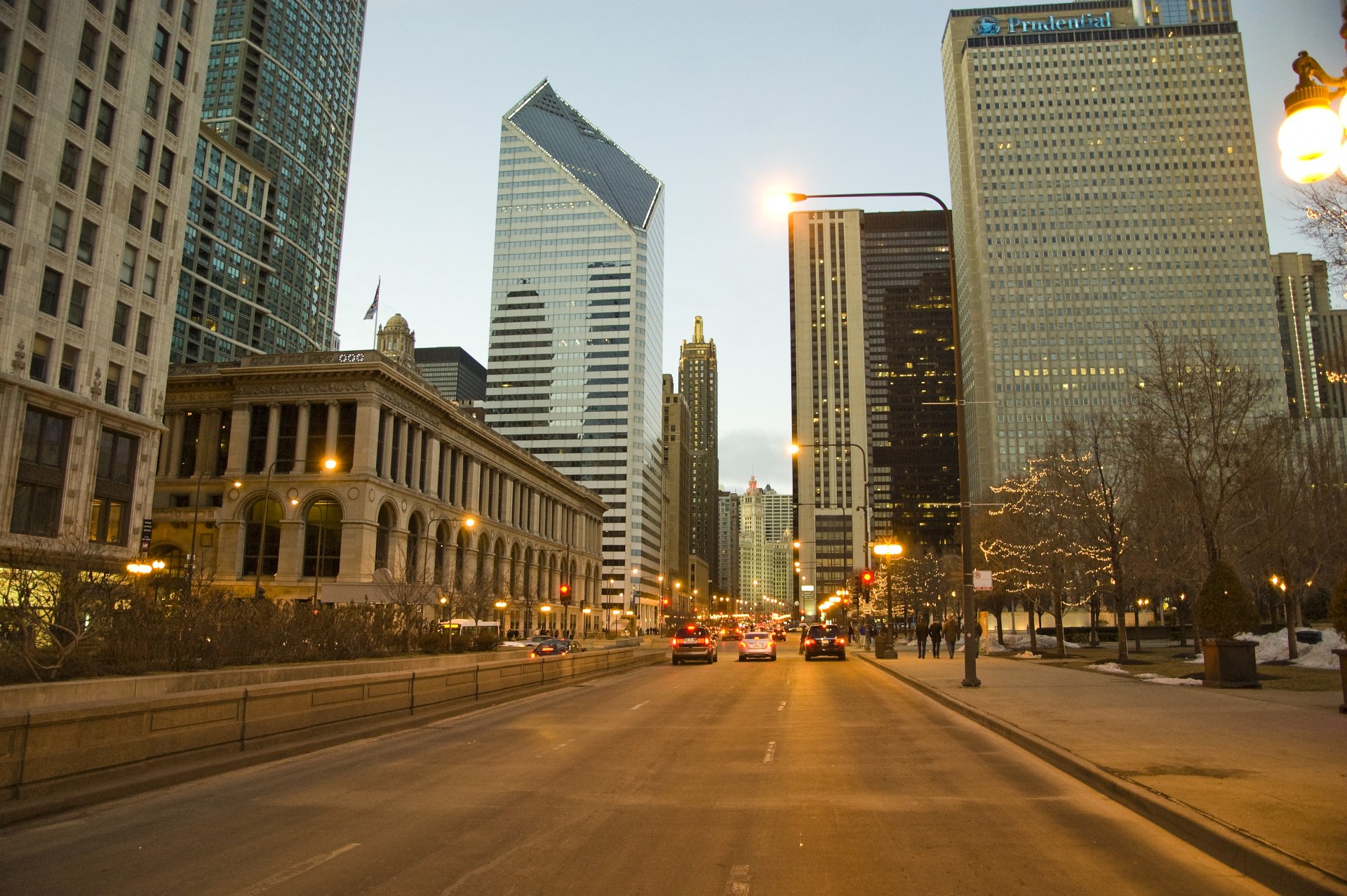 stati uniti chicago illinois città grattacieli edifici