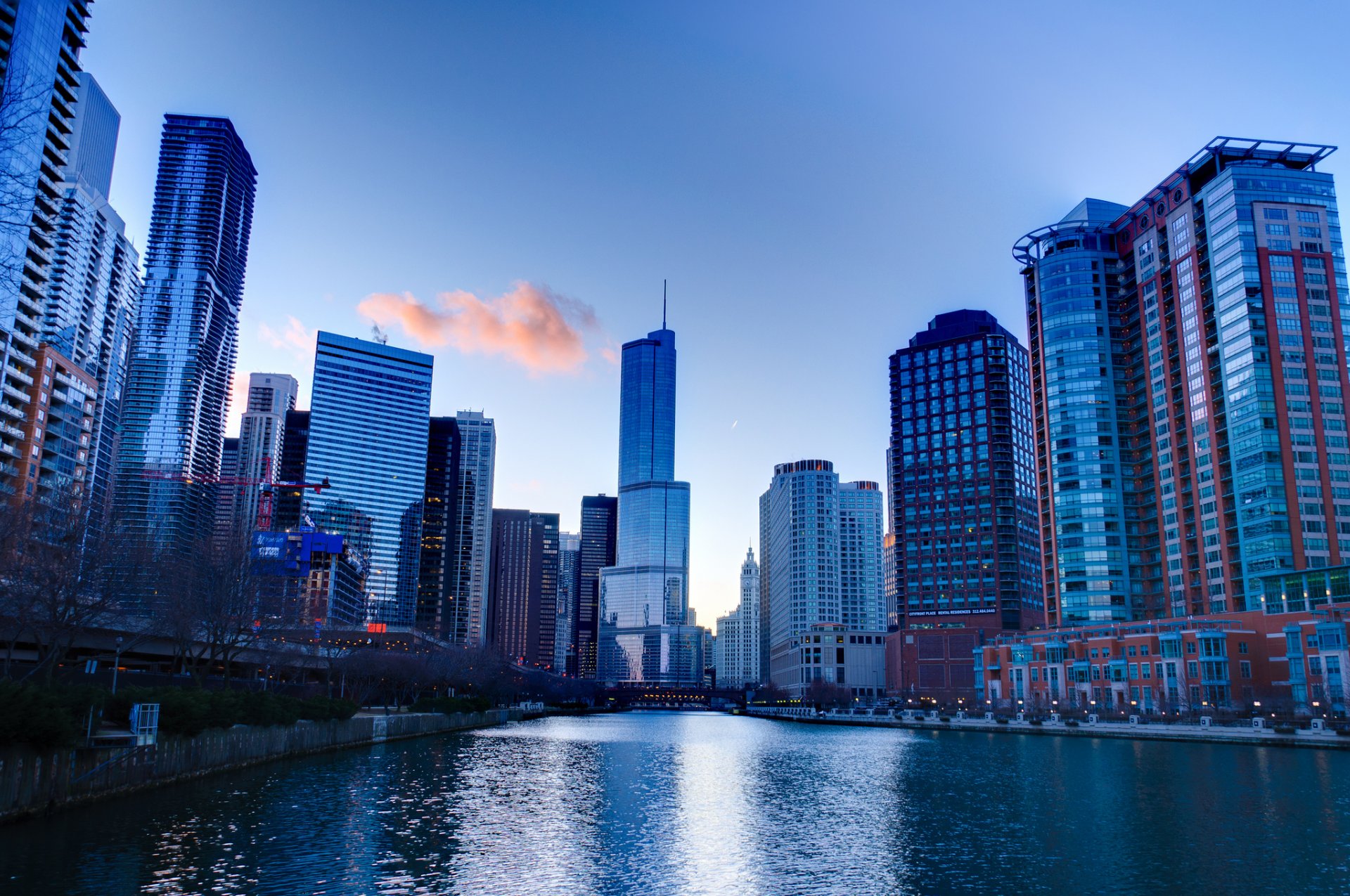 illinois chicago usa amerika gebäude wolkenkratzer himmel hochhäuser