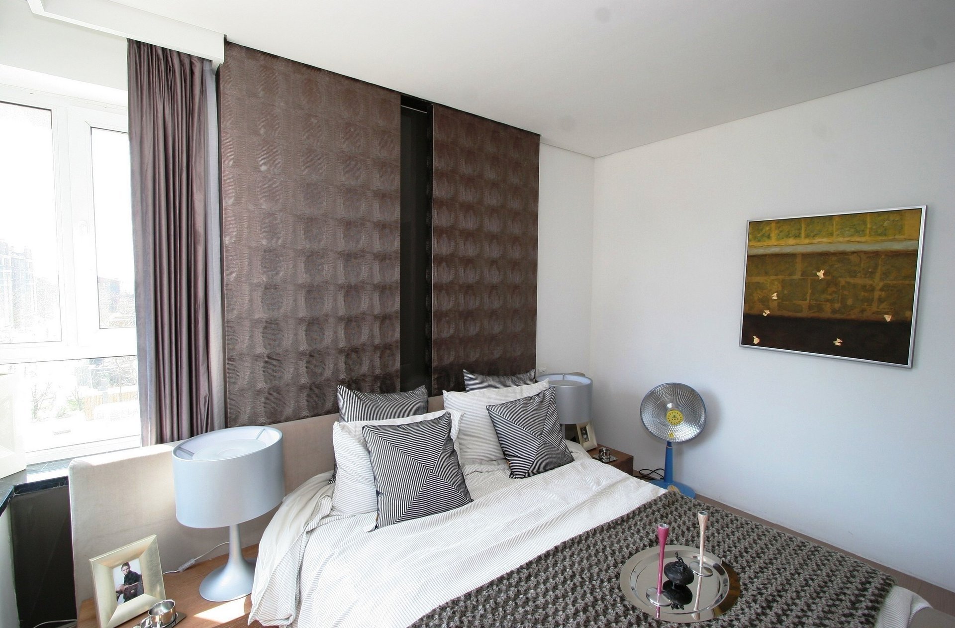 interior cama muebles diseño estilo habitación