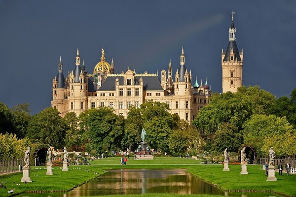 Zamek Schwerin w Niemczech