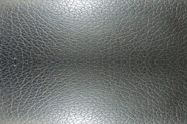 Light silver leather with a raised texture