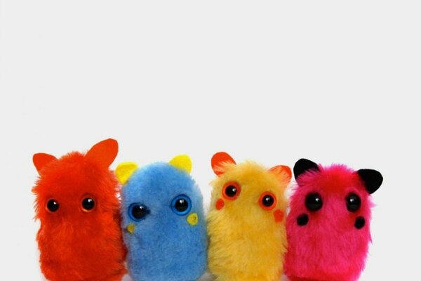 Cute little stuffed animals