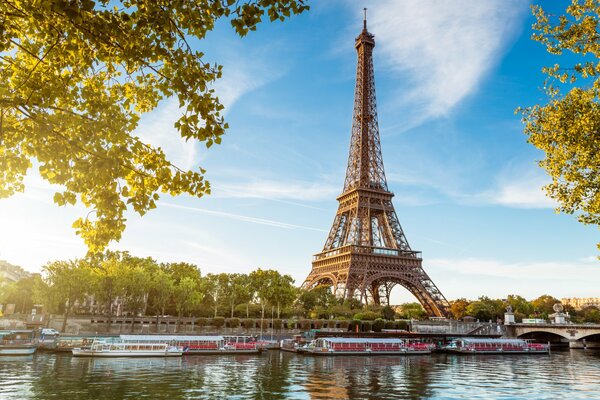 The Seine Embankment at the Eiffel Tower