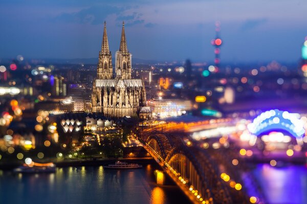 Cologne Cathedral and the Rhine River