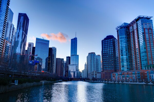 Rascacielos Chicago Illinois Estados Unidos