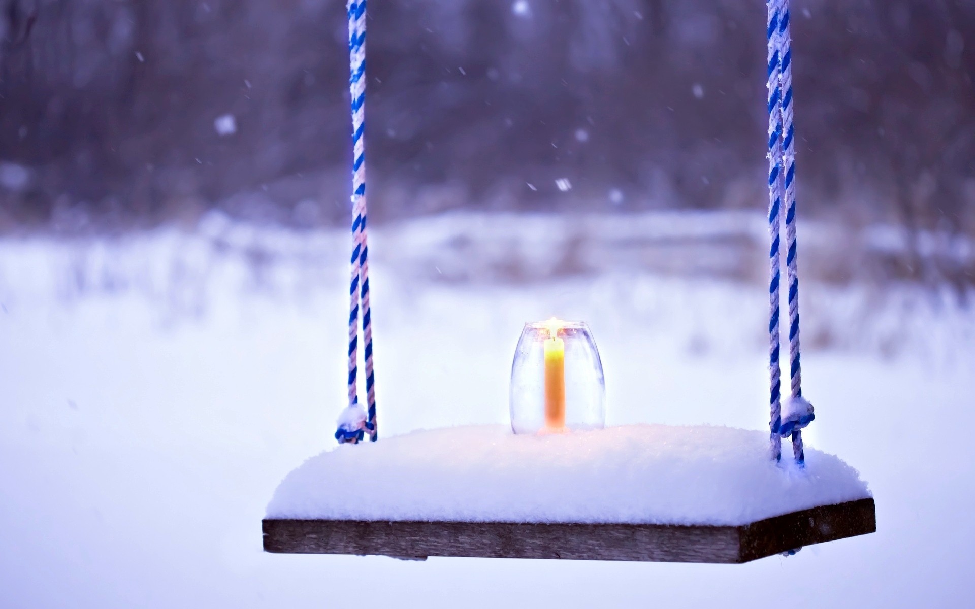 now mood candle cool bench wallpaper background winter