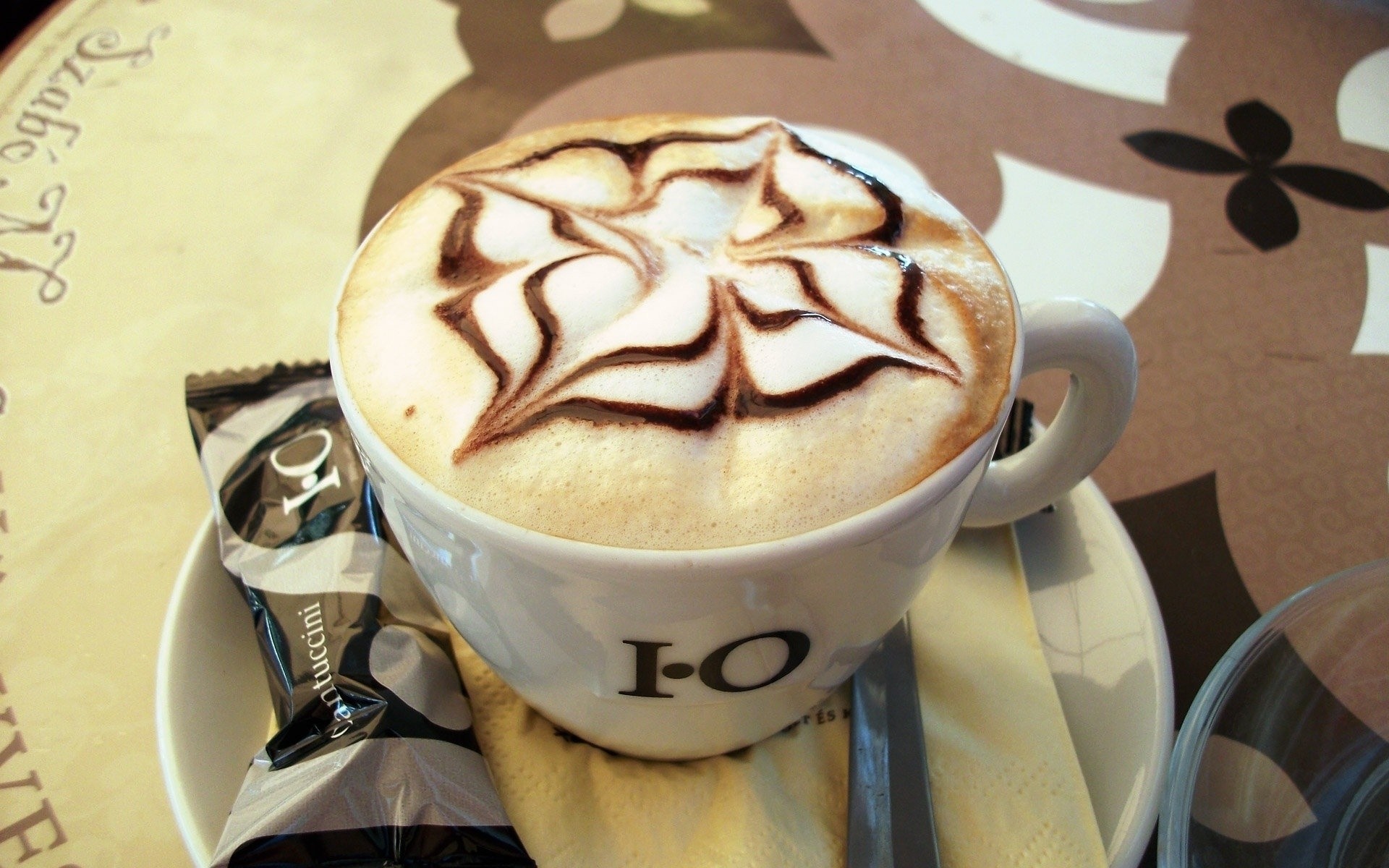 coffee chocolate close up coffee beans drinking cup