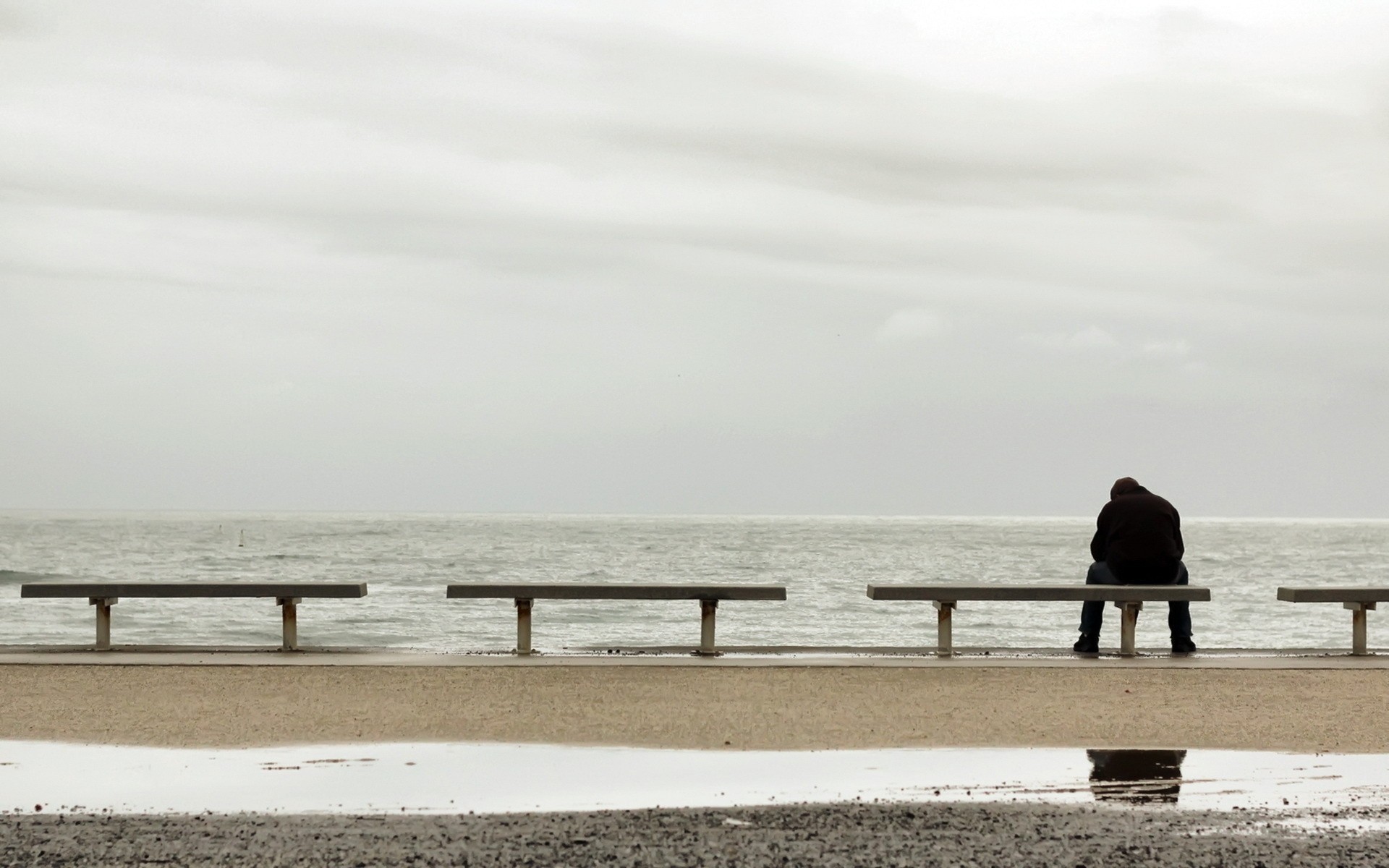 moe solitude humeur mer bancs