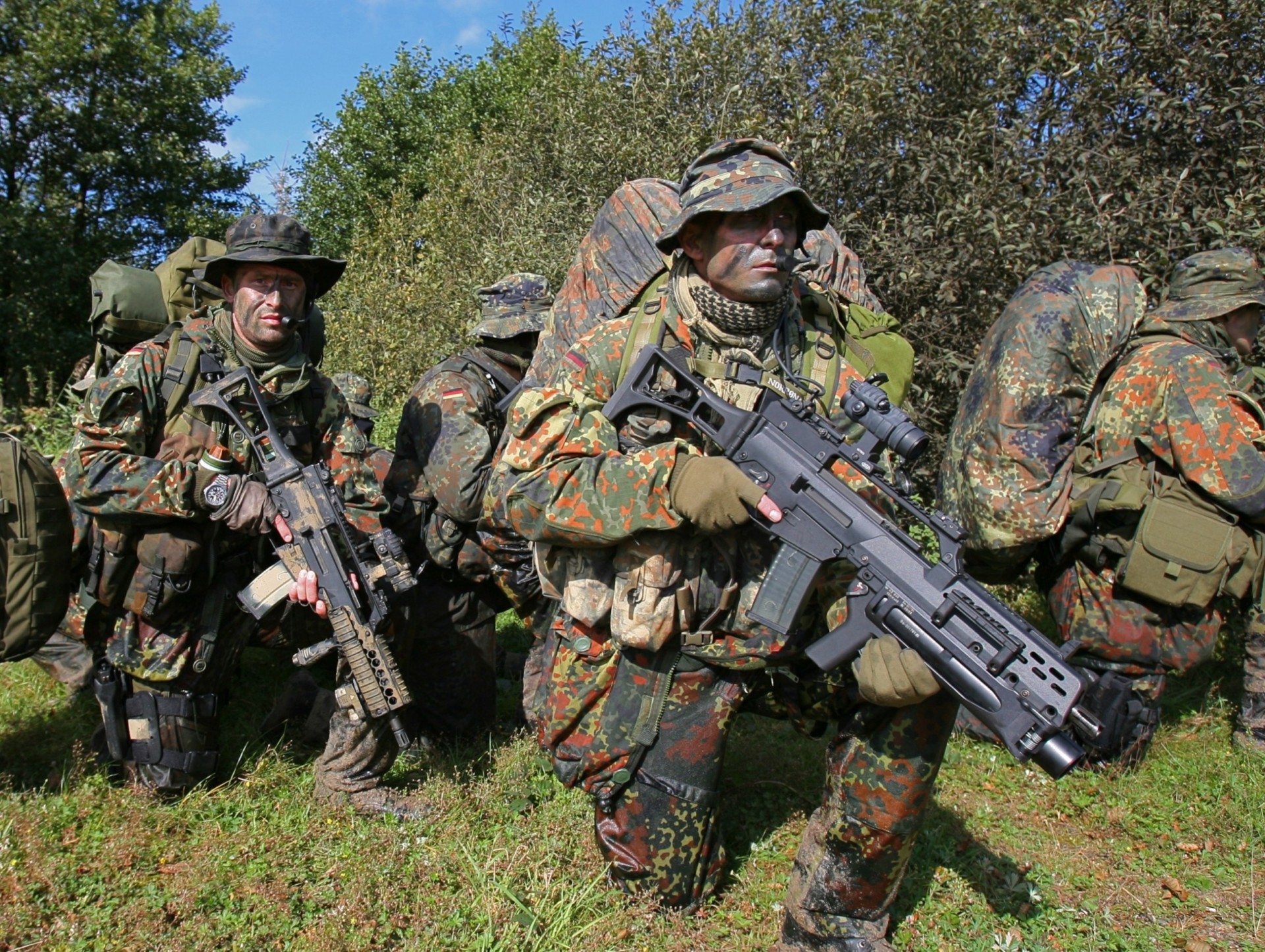 matériel armes soldats