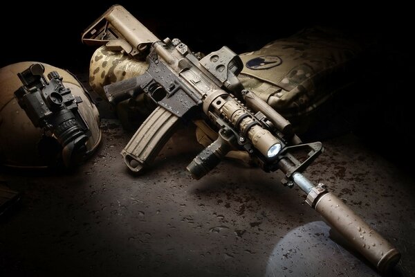 Foto del fucile AR-15 EOTech