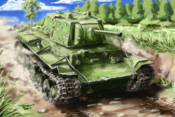 Art Soviet tank from wot