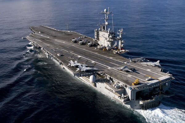 Weapons of the East, aircraft carrier, planes on the water