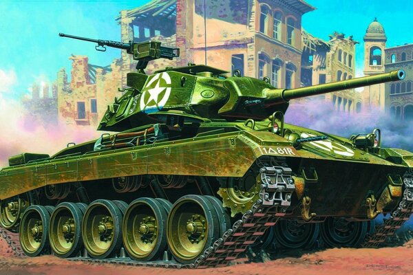 Tanque ligero americano, M24 Chaffee