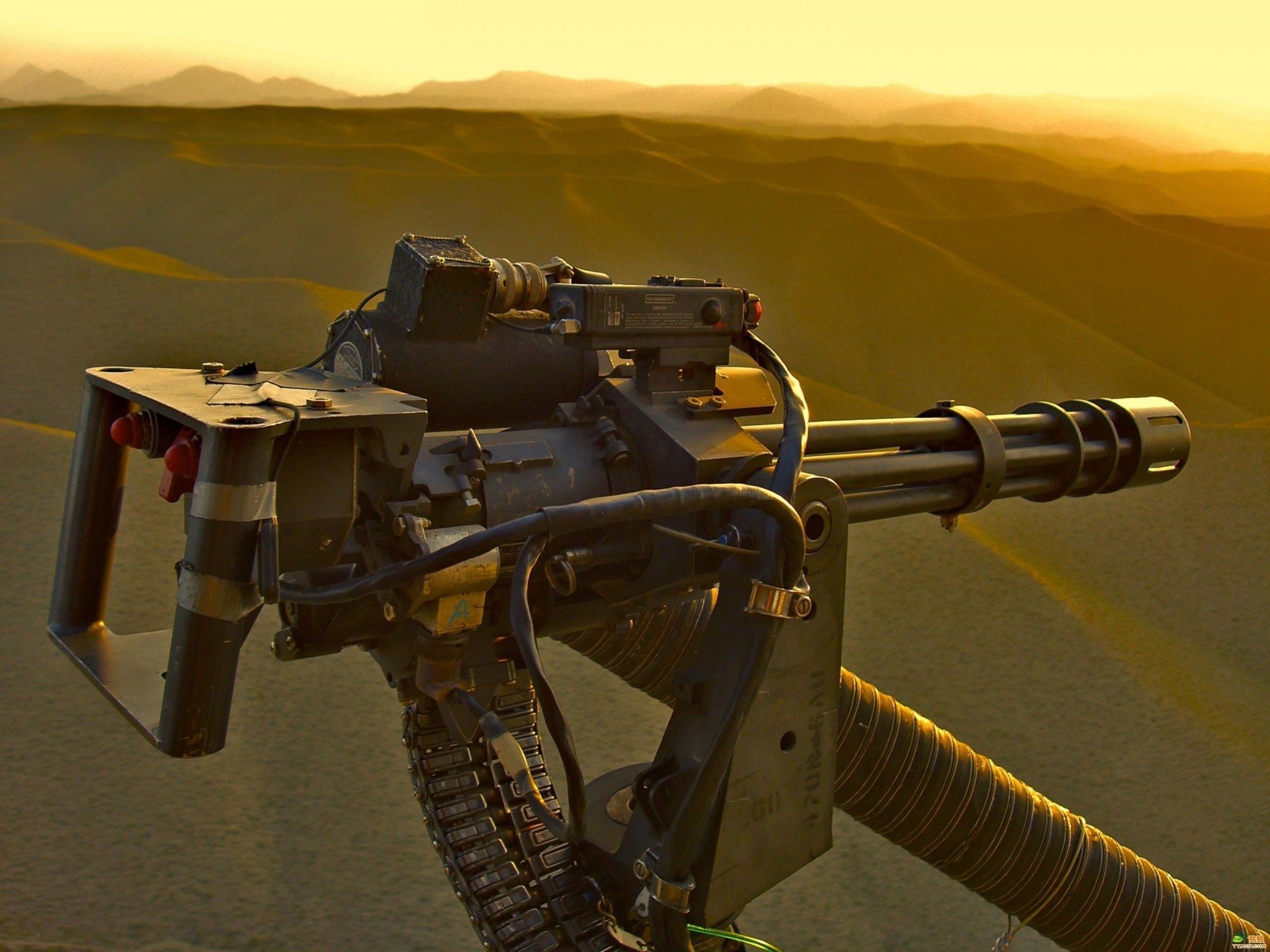 helicopters machine gun gatling