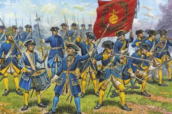 Battle of Poltava Swedish Infantry