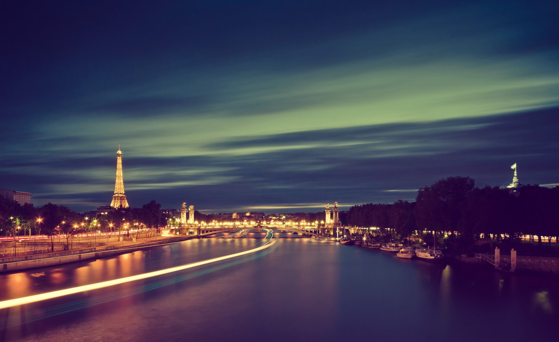 town paris france river